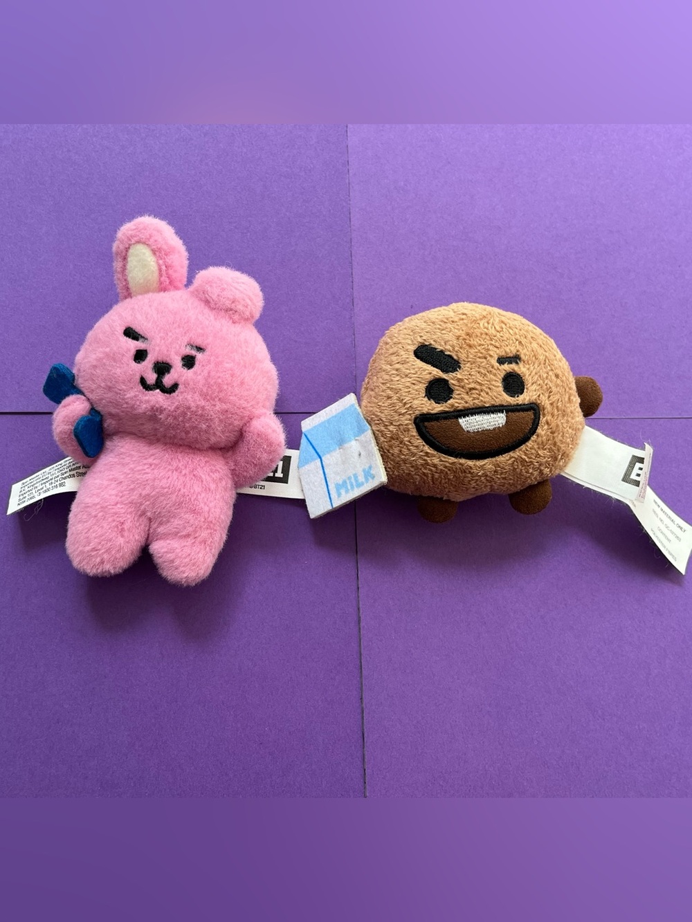 BTS BT21 Shooky and Cooky Mini Plushies